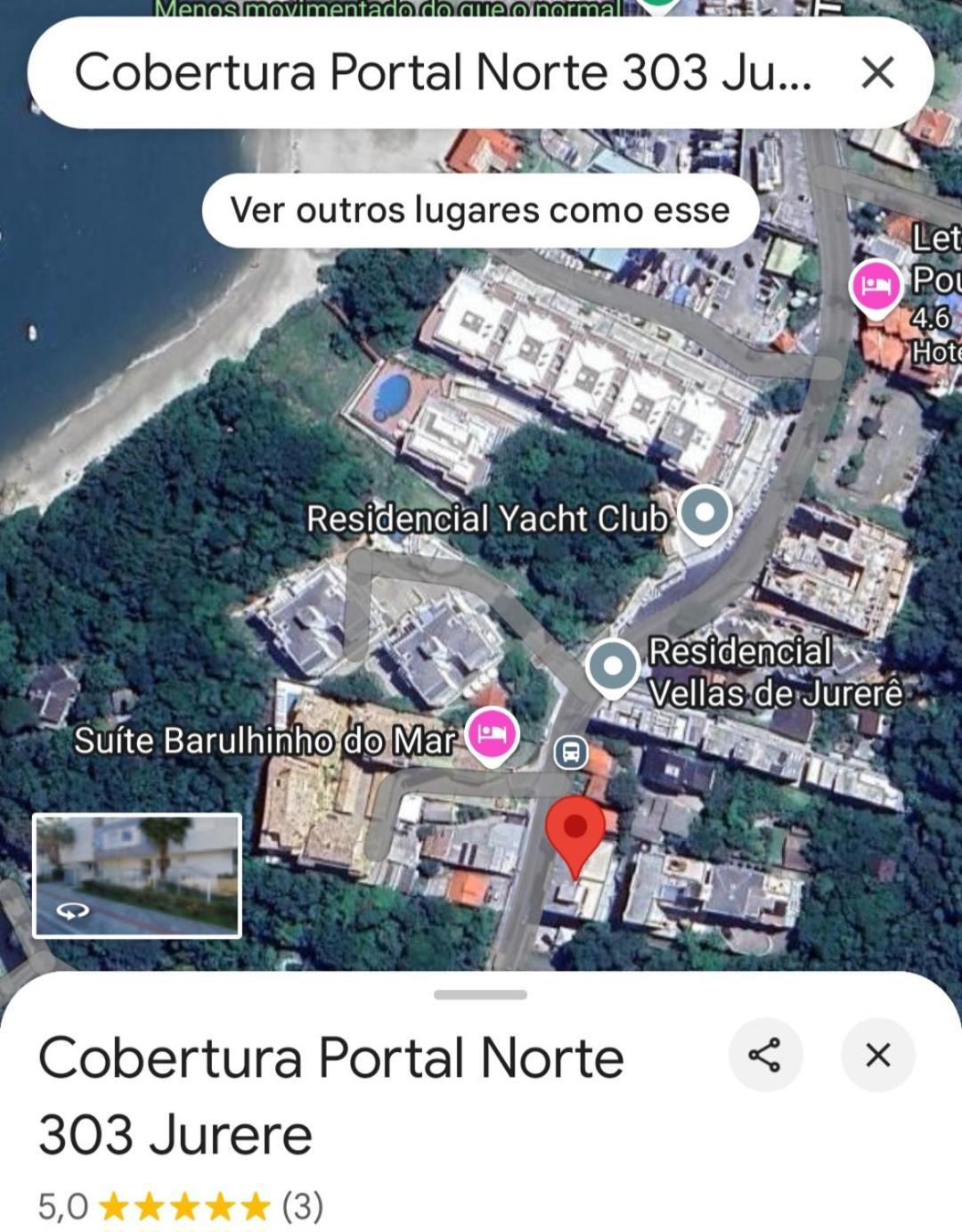 Апартаменты Jurere Cobertura 400M Do Mar Vista Linda Флорианополис Экстерьер фото
